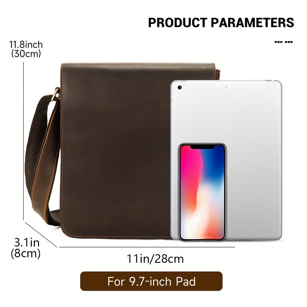 Laptop Bag – Genuine Leather, for Travel & Work – detail view 3