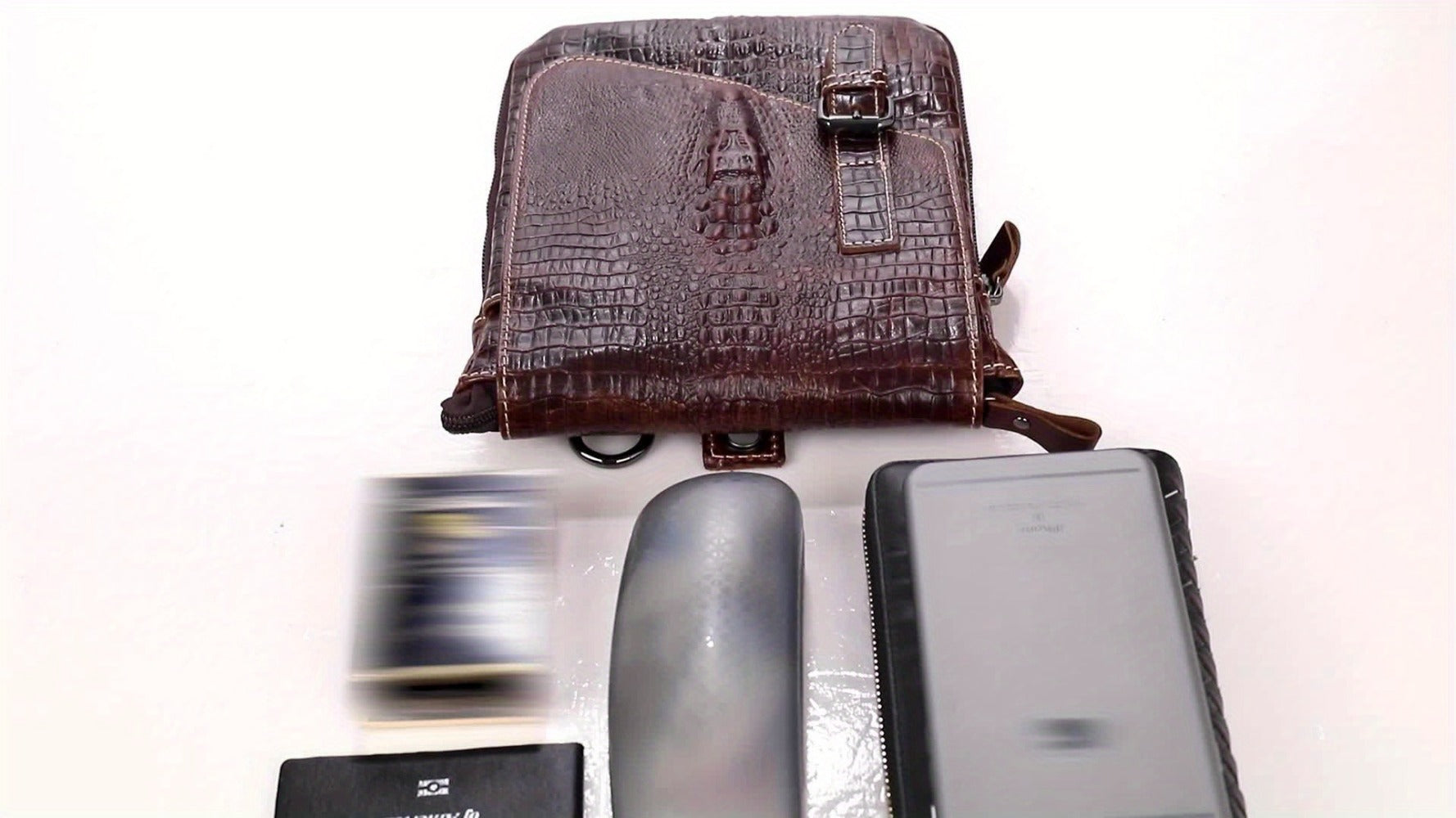 Laptop Bag – Genuine Leather, for Travel – detail view 10
