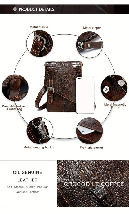 Laptop Bag – Genuine Leather, for Travel – detail view 13