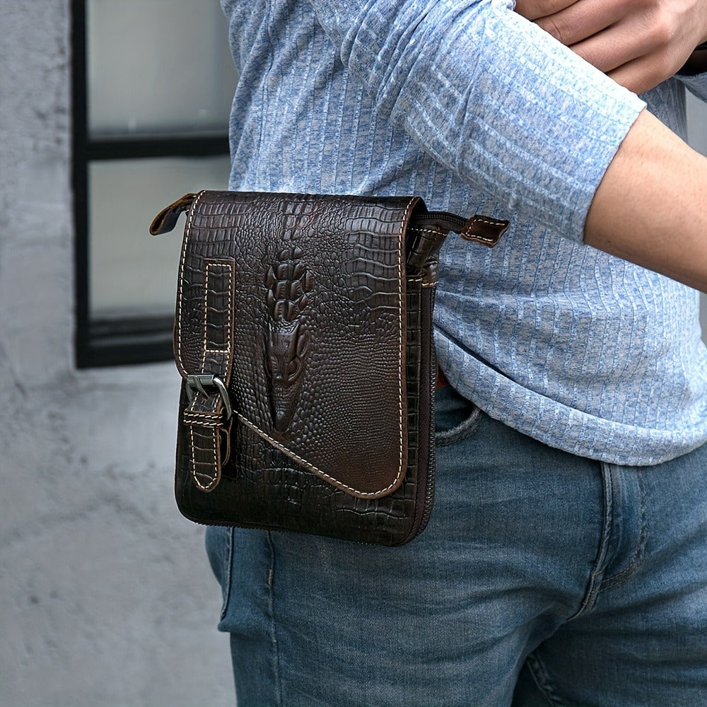 Laptop Bag – Genuine Leather, for Travel – detail view 4