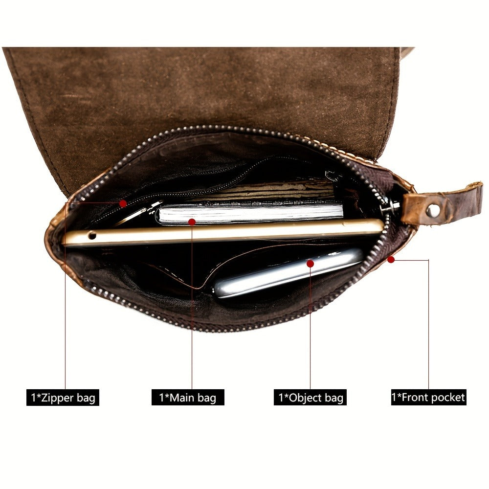 Laptop Bag – Genuine Leather, for Travel – detail view 5
