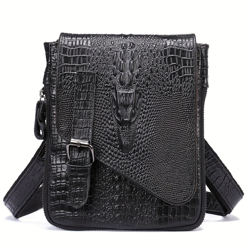 Laptop Bag – Genuine Leather, for Travel – front view