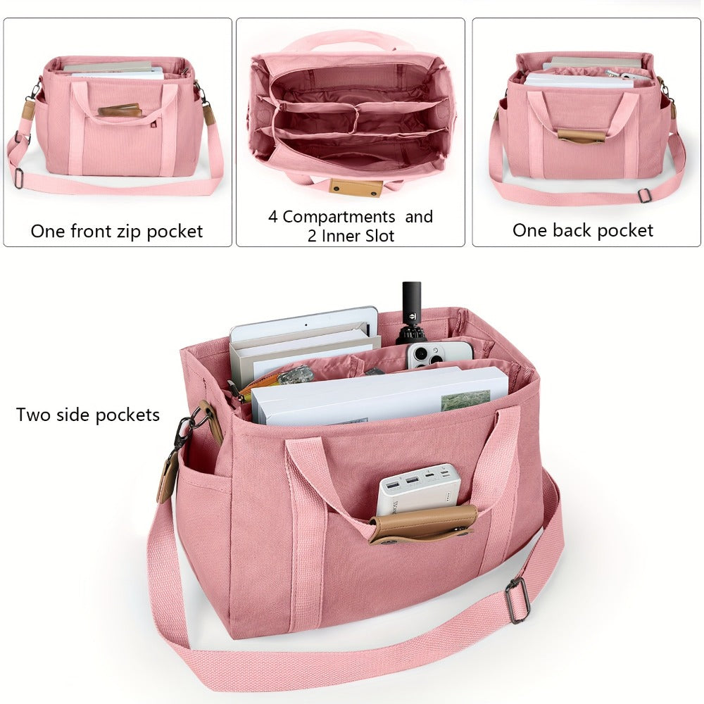 Laptop Bag – 10 Colors, Multi-Pocket, for Travel & Work – detail view 10