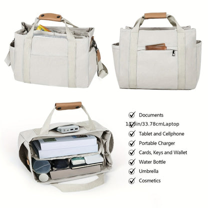 Laptop Bag – 10 Colors, Multi-Pocket, for Travel & Work – detail view 6