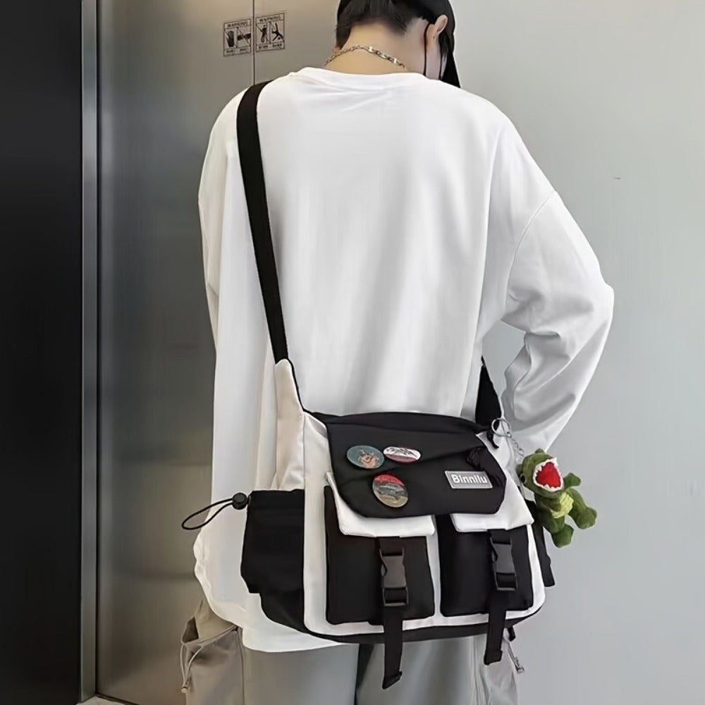 Laptop Bag – Nylon, Large Capacity, Adjustable Strap, for Travel & Work – detail view 6