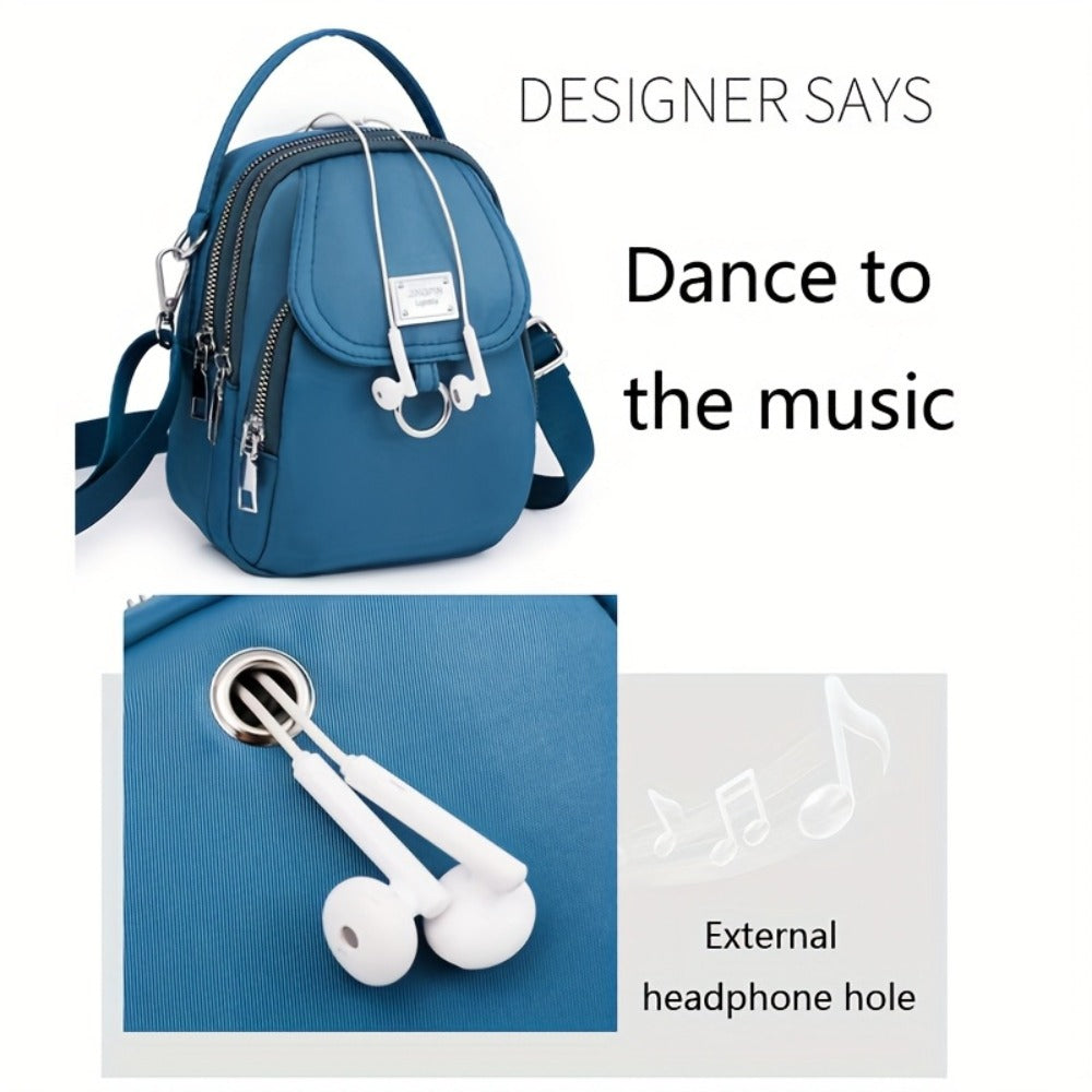 Laptop Bag – Nylon, Mini, Lightweight, Adjustable Strap – detail view 9