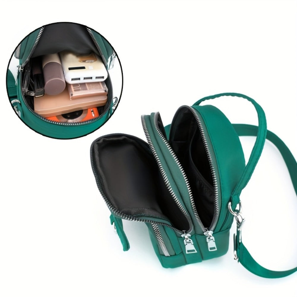 Laptop Bag – Nylon, Mini, Lightweight, Adjustable Strap – detail view 11