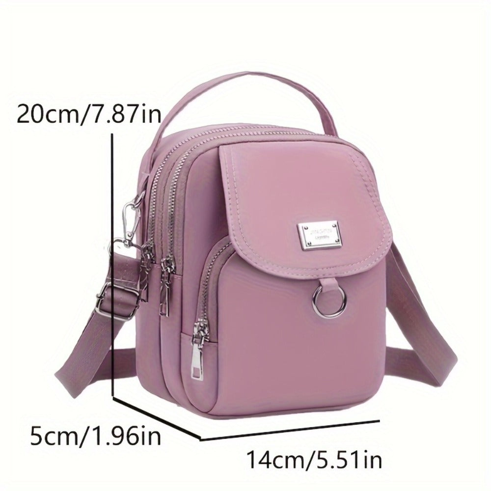 Laptop Bag – Nylon, Mini, Lightweight, Adjustable Strap – detail view 6