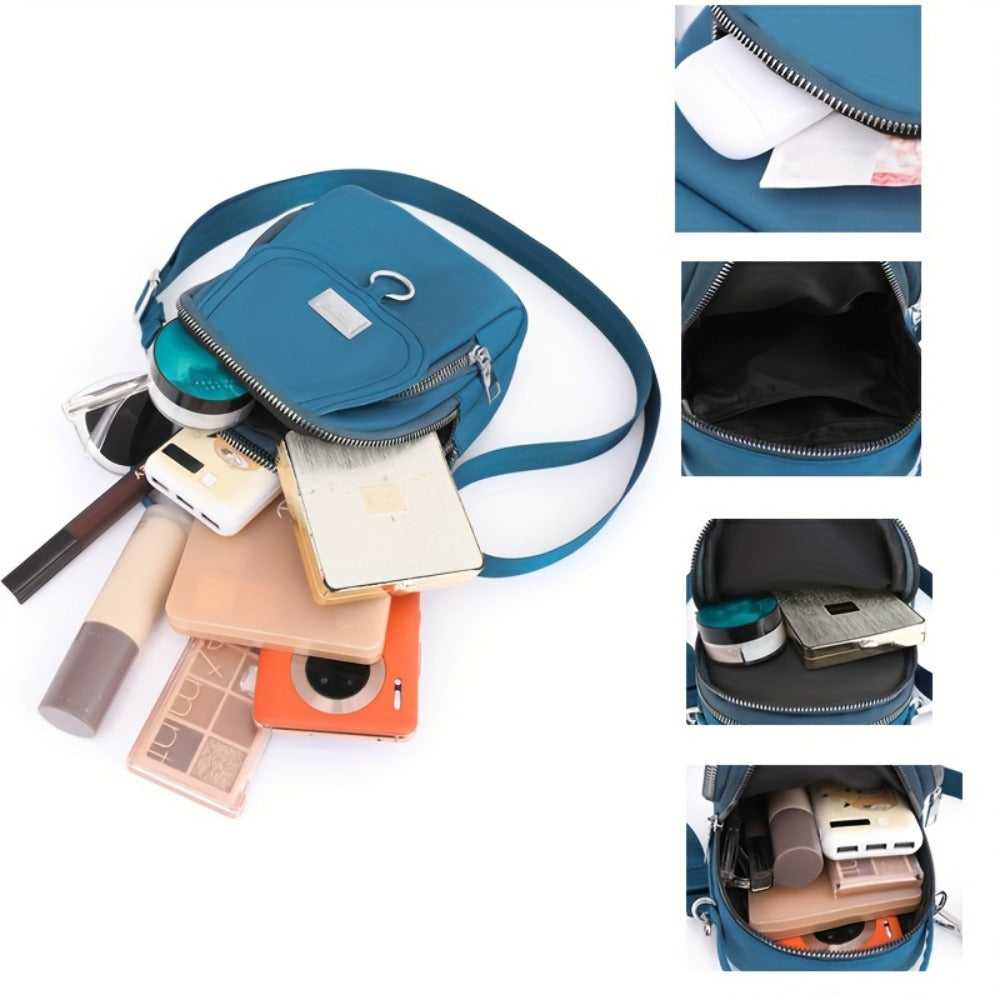 Laptop Bag – Nylon, Mini, Lightweight, Adjustable Strap – detail view 8