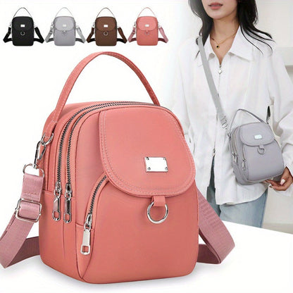 Laptop Bag – Nylon, Mini, Lightweight, Adjustable Strap – front view