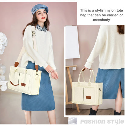 Laptop Bag – Nylon, Multi-Pocket, for Travel & Work – detail view 8
