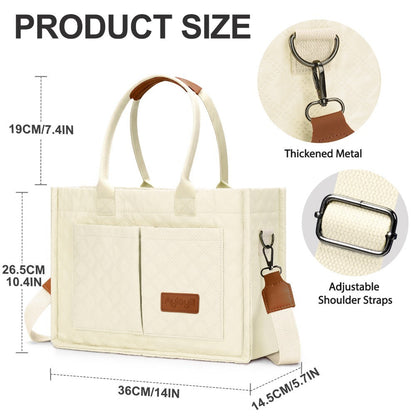 Laptop Bag – Nylon, Multi-Pocket, for Travel & Work – detail view 10