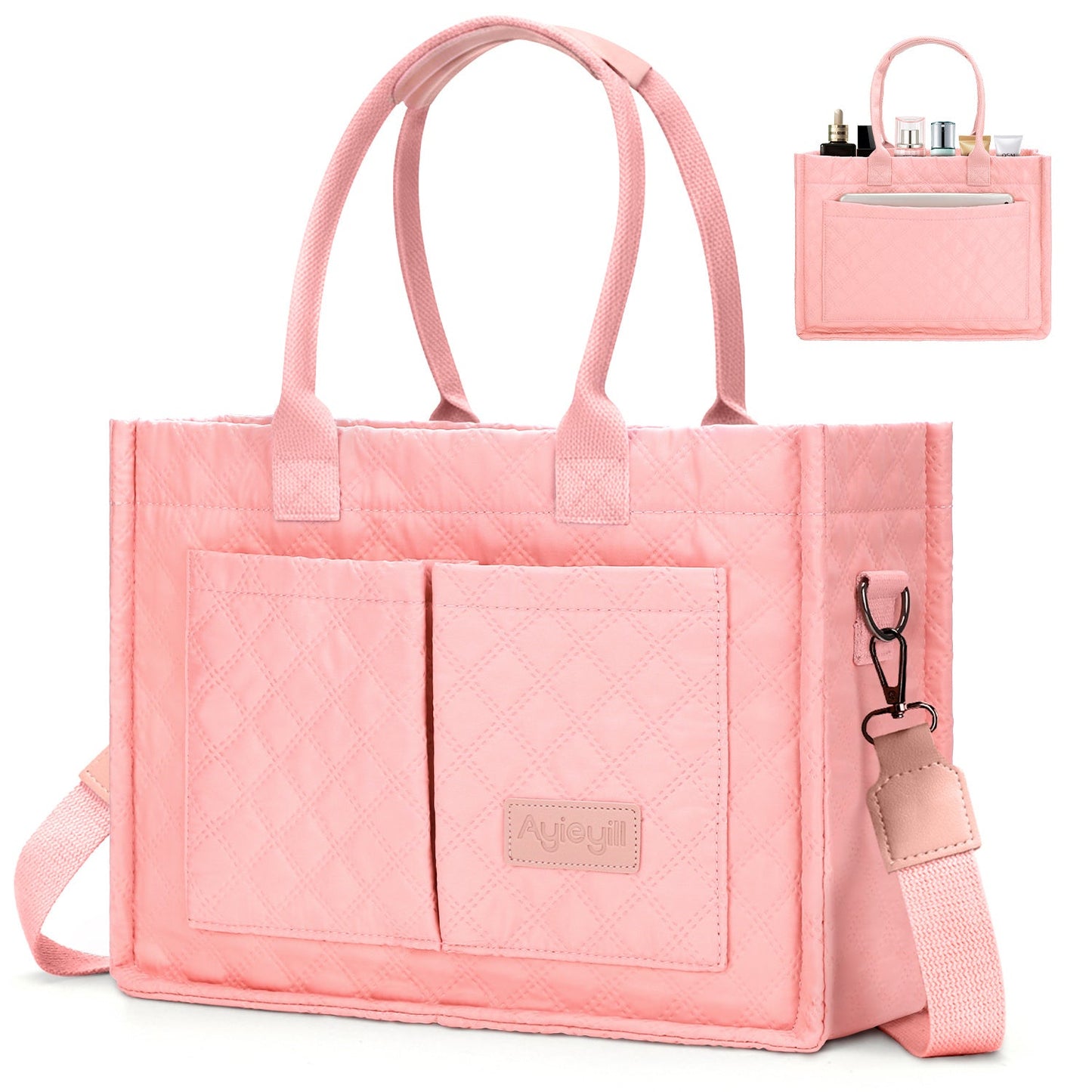 Laptop Bag – Nylon, Multi-Pocket, for Travel & Work – alternate view