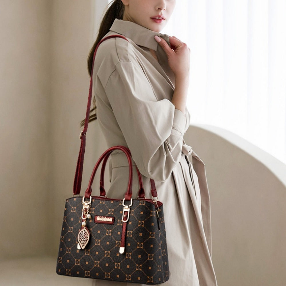Laptop Bag – PU Leather, Large Capacity, Adjustable Strap – detail view 10
