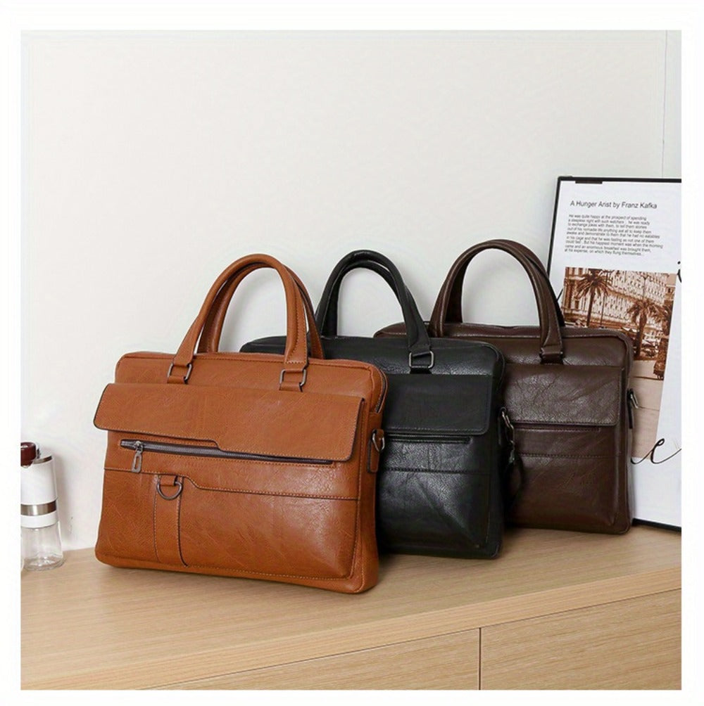 Laptop Bag – PU Leather, Lightweight, for Work & Everyday Use – detail view 12