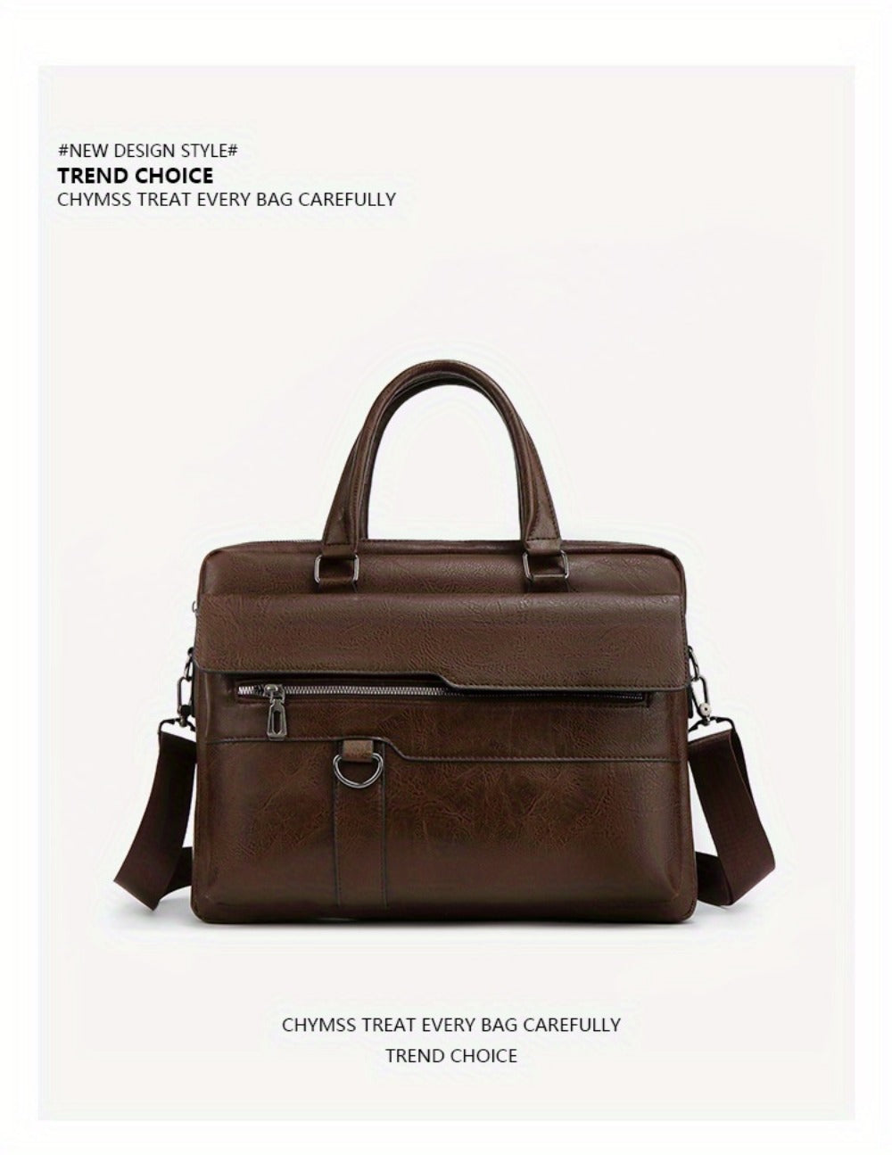 Laptop Bag – PU Leather, Lightweight, for Work & Everyday Use – detail view 13