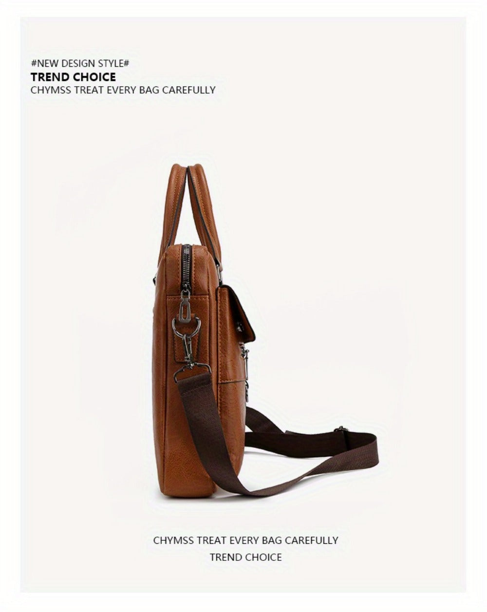 Laptop Bag – PU Leather, Lightweight, for Work & Everyday Use – detail view 16