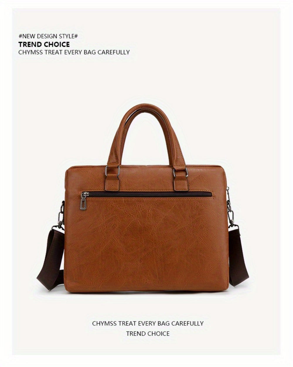 Laptop Bag – PU Leather, Lightweight, for Work & Everyday Use – detail view 17