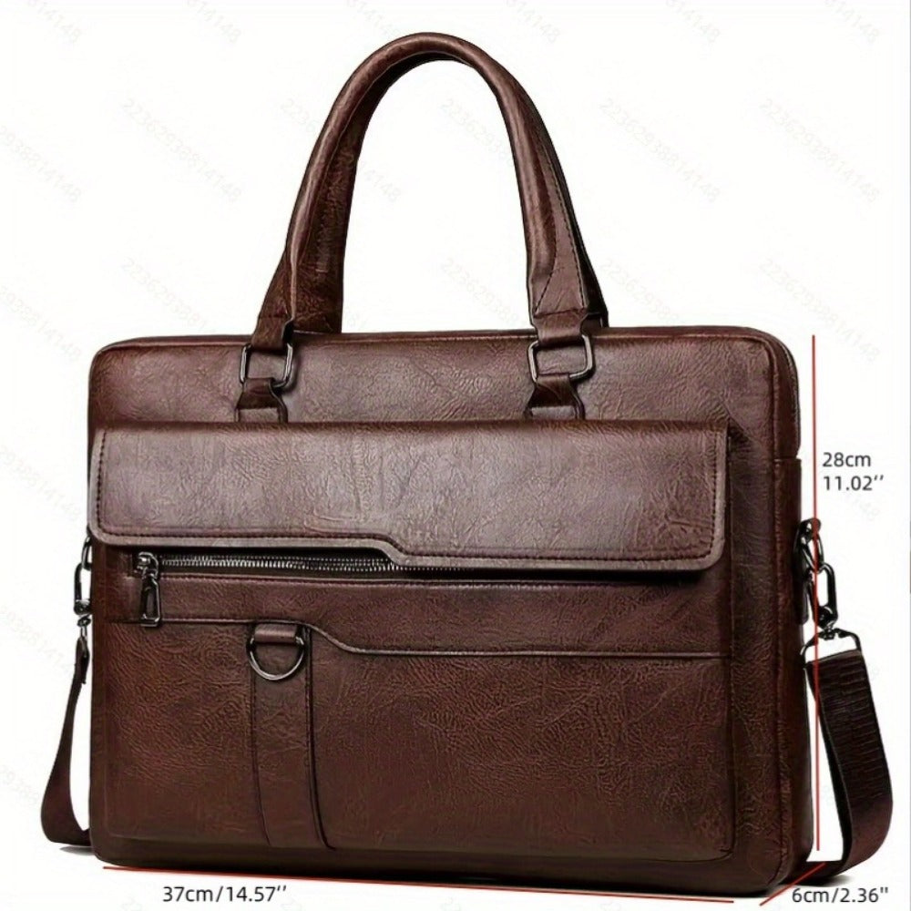 Laptop Bag – PU Leather, Lightweight, for Work & Everyday Use – detail view 4
