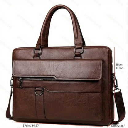 Laptop Bag – PU Leather, Lightweight, for Work & Everyday Use – detail view 4