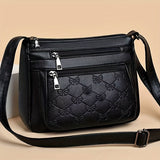 Black butterfly shoulder messenger bag