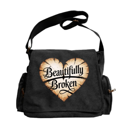 Laptop Bag – for Travel & Everyday Use, Spacious Vintage Flip Top Messenger – detail view 2