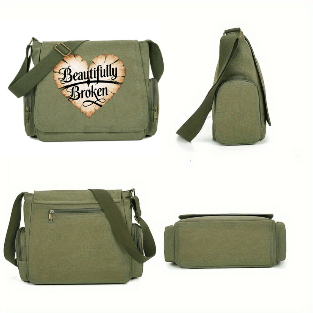 Laptop Bag – for Travel & Everyday Use, Spacious Vintage Flip Top Messenger – detail view 8