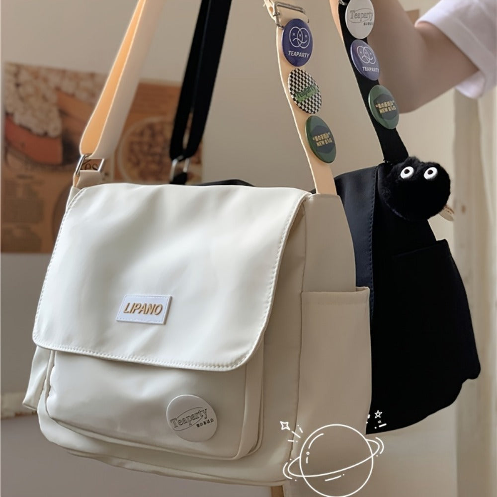 Laptop Bag – for Travel & School, Spacious Casual Messenger Students Unisex – front view