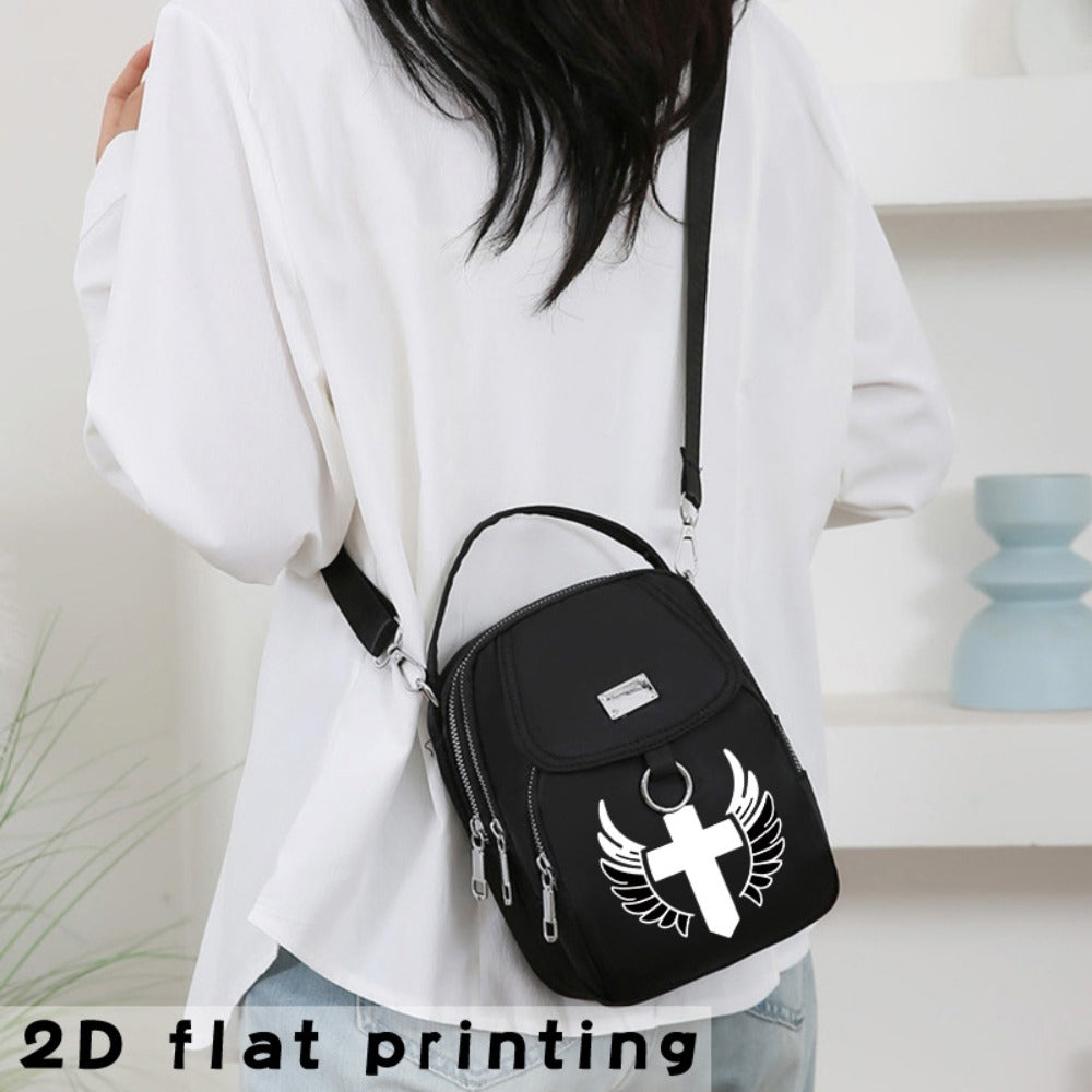 Laptop Bag – for Travel & Work, Angels Arrow Print Messenger Casual – detail view 7