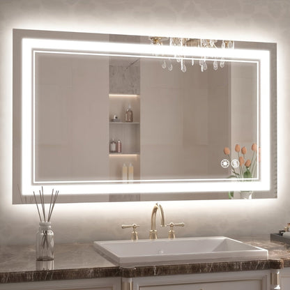 LED Bathroom Vanity Mirror with Anti-Fog Function for Dressing, with Multiple Size Options detail image - detail view 7