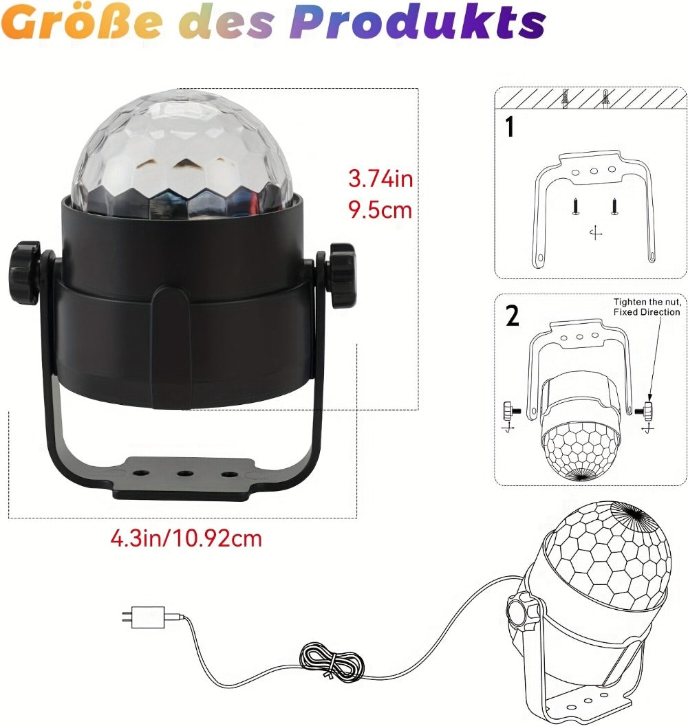 LED Stage Light, 36V, Sound Activated, Remote Control, Party for Stage and Party Lighting detail image - detail view 16