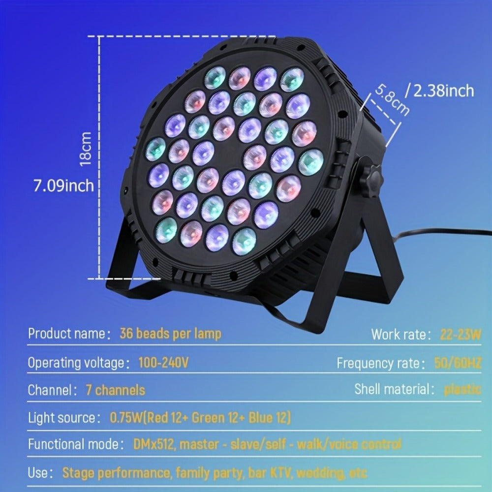 LED Stage Light shown in the 12pcs option