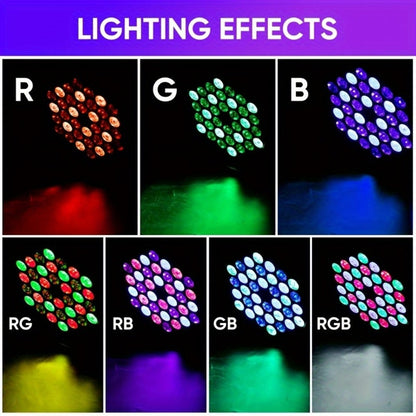 LED Stage Light, DMX Control, RGB, 20/12/10/8/6/4/2/1pc for Stage and Party Lighting detail image - detail view 18