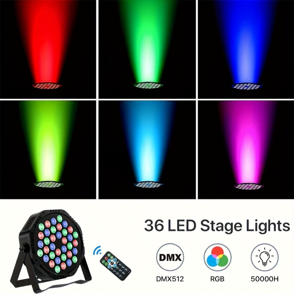 LED Stage Light, DMX Control, RGB, 20/12/10/8/6/4/2/1pc for Stage and Party Lighting detail image - detail view 6