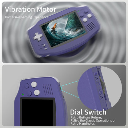 Handheld Game Console Anbernic RG34XX GBA-Style with 3.4-Inch IPS OCA Full-Lamination, 720x480, 3500mAh Battery, Linux, Mini HDMI