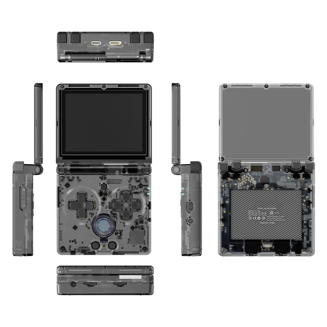 Handheld Game Console Anbernic RG35XXSP Clamshell with 3.5-inch IPS OCA Full-View, 32GB+64GB or 32GB+128GB Options, 3300mAh Battery, Linux