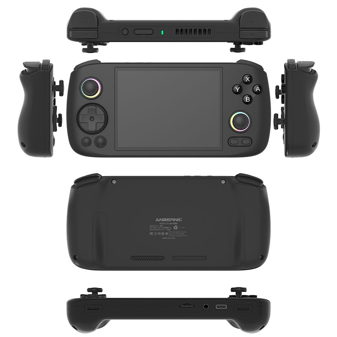 Anbernic RG406H Handheld Game Console Android 13 Horizontal IPS RGB USB-C 1080p Retro Emulator 5000mAh 8GB RAM Wi-Fi Bluetooth