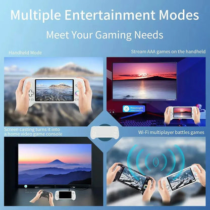 Handheld Game Console Anbernic RG557 with 5.48-Inch AMOLED, 1920x1080, OCA Full Lamination, 5500mAh Battery, Android 14