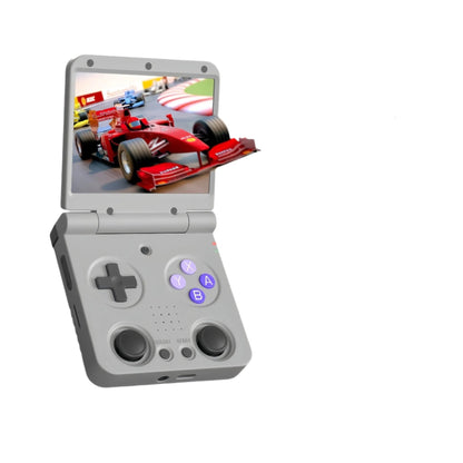 Handheld Game Console Miyoo Flip V2 Clamshell with 3.5-inch IPS, 128GB or 64GB stock-system card Options, 3000mAh Battery, HDMI