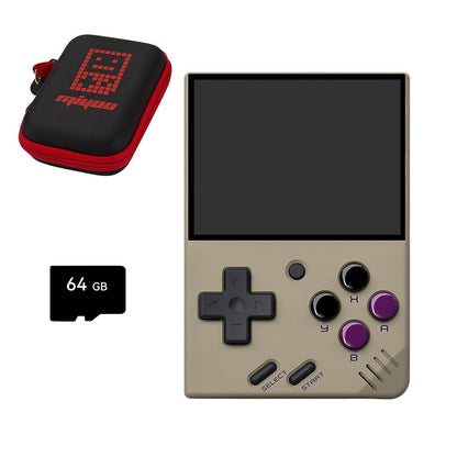 Handheld Game Console Miyoo Mini V4 with 2.8-Inch IPS, 750x560 resolution, 64GB stock-system card Options, 2000mAh Battery, Onion OS