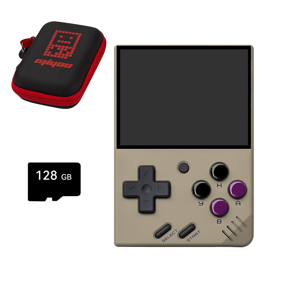 Handheld Game Console Miyoo Mini V4 with 2.8-Inch IPS, 750x560 resolution, 64GB stock-system card Options, 2000mAh Battery, Onion OS