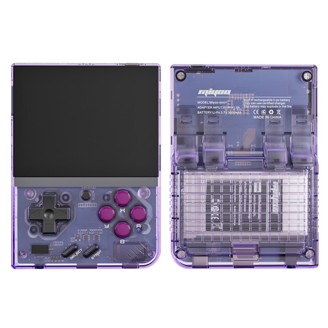 Handheld Game Console Miyoo Mini Plus with 3.5-inch IPS, 64GB stock-system card Options, 3000mAh Battery, Onion OS