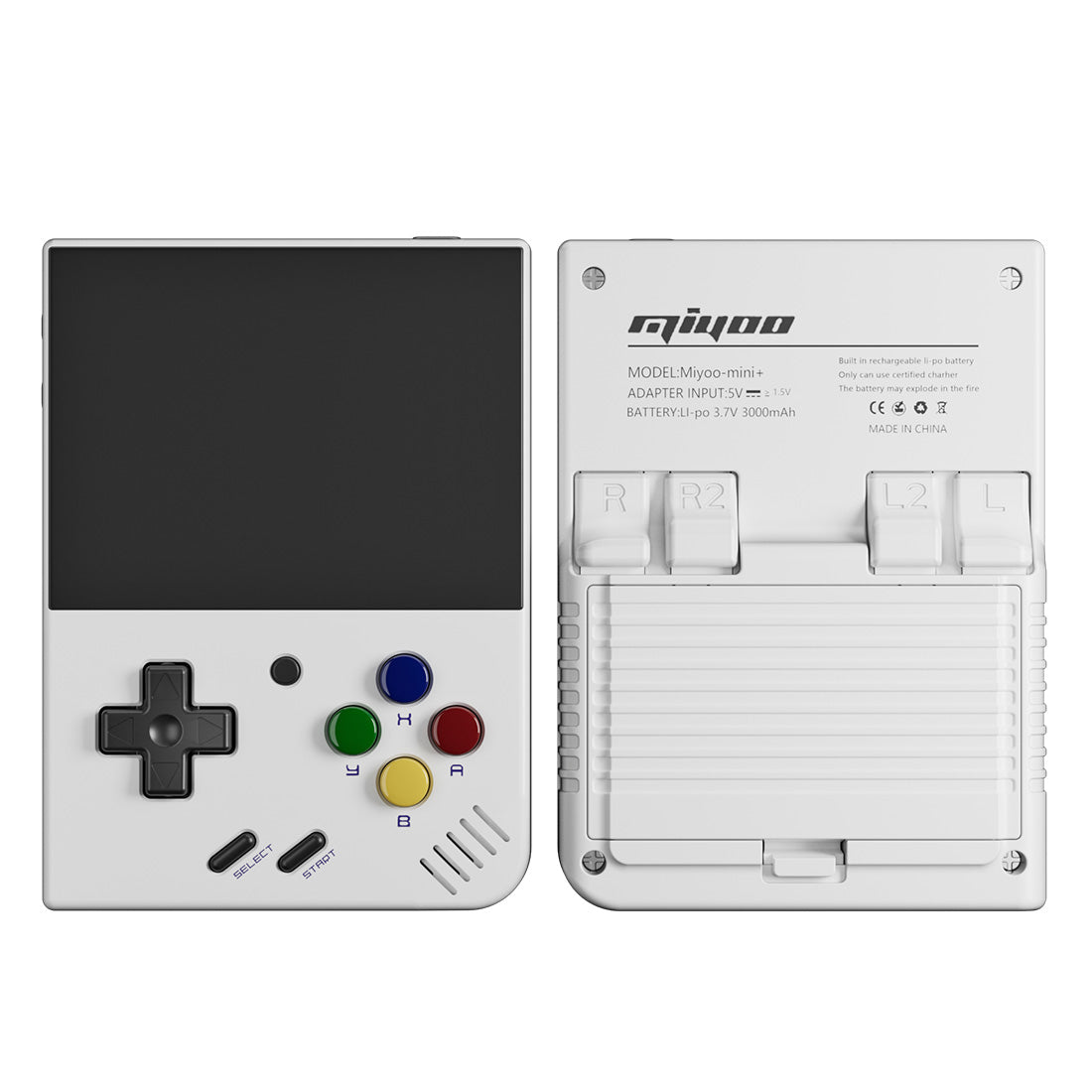 Handheld Game Console Miyoo Mini Plus with 3.5-inch IPS, 64GB stock-system card Options, 3000mAh Battery, Onion OS