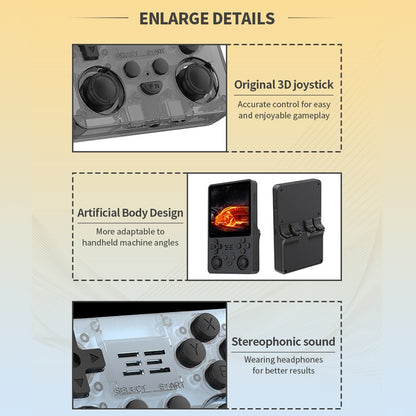 Handheld Game Console Powkiddy RGB20SX with 4.0-Inch IPS OCA fully laminated, 720x720 (1:1 square), 16GB+64GB or 16GB+128GB Options
