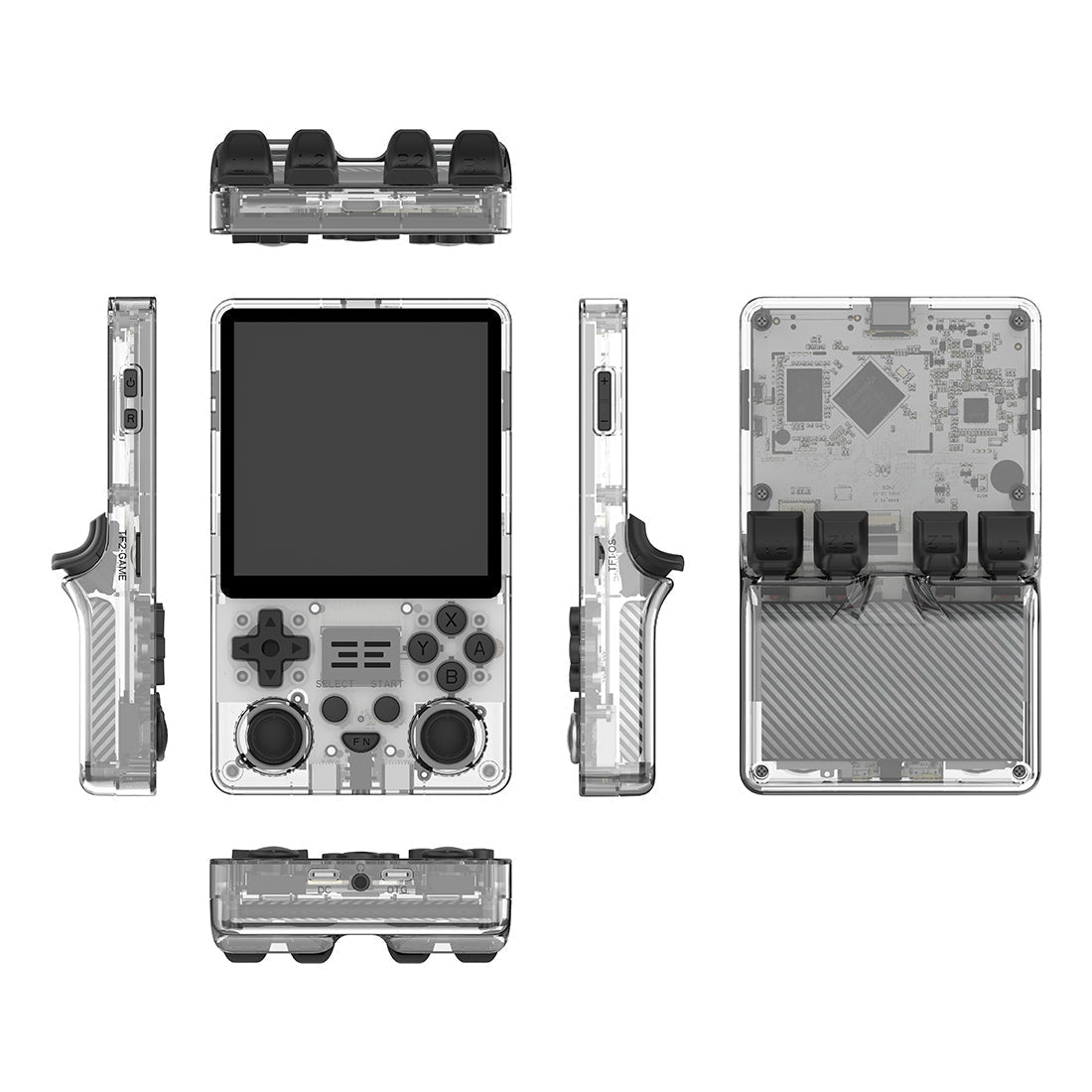 Handheld Game Console Powkiddy RGB20SX with 4.0-Inch IPS OCA fully laminated, 720x720 (1:1 square), 16GB+64GB or 16GB+128GB Options