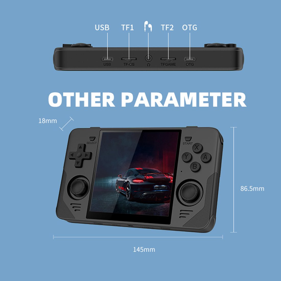 Handheld Game Console Powkiddy RGB30 with 4-Inch IPS OCA fully laminated, 720x720 (1:1 square), 16GB+64GB or 16GB+128GB Options