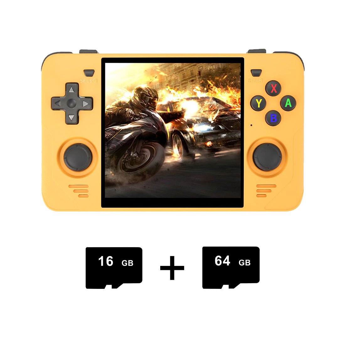 Handheld Game Console Powkiddy RGB30 with 4-Inch IPS OCA fully laminated, 720x720 (1:1 square), 16GB+64GB or 16GB+128GB Options