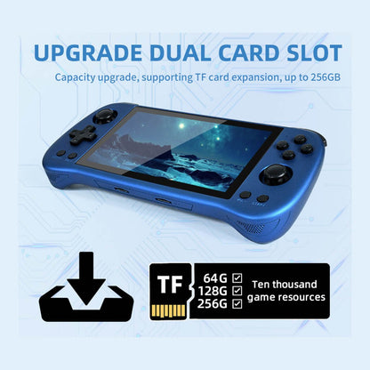 Handheld Game Console Powkiddy X55 with 5.5-Inch IPS RGB, 720x1280 resolution, 16GB+64GB or 16GB+128GB Options, 4000mAh Battery, Linux
