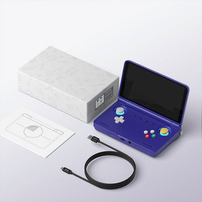 Handheld Game Console Retroid Pocket Flip 2 with 5.5-Inch AMOLED, 1080p @ 60fps, 128GB Options, 5000mAh Battery, Android 13