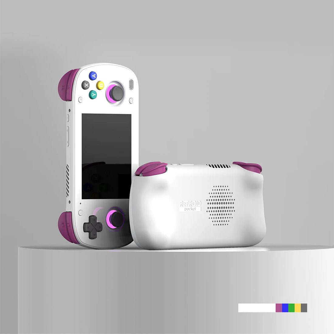 Retroid Pocket MINI Handheld Game Console – 3.7" AMOLED Snapdragon 865 6GB 128GB Android 13 Wi-Fi 6 – Compact Retro Emulation Gaming Handheld for Adults & Teens